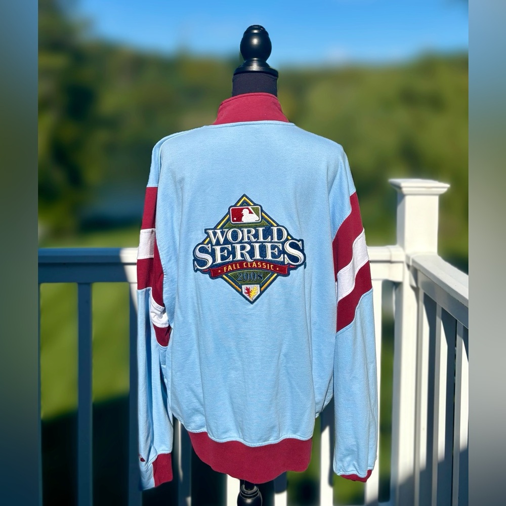 MLB Phillies VINTAGE 2008 World Series Fall Classic Jacket